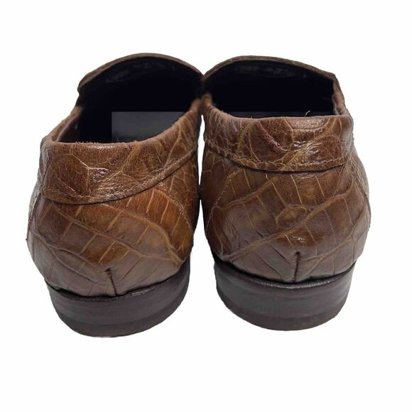 Veari Alligator Leather Loafers - Picture 7 of 10